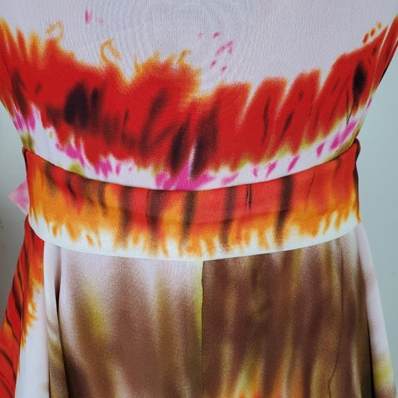 TeeCo Mini Dress with Attached Front Tie Belt Size M (Juniors) - Picture 5 of 8